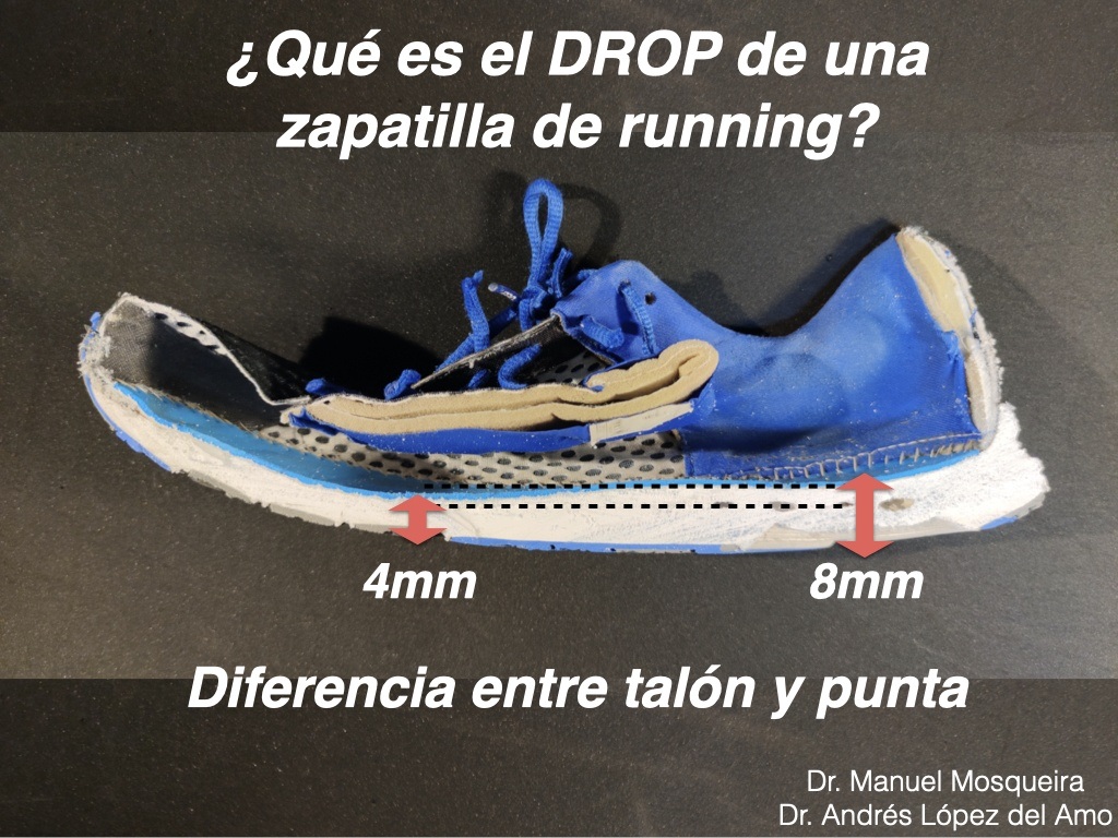 ¿Qué es el DROP de una zapatilla?